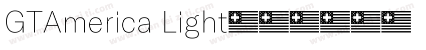 GTAmerica Light字体转换